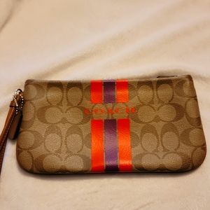 Coach Large Corner Zip Wristlet
